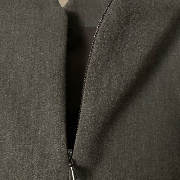 NWT Express dark grey/wet asphalt pencil skirt, knee length, Size 2 - Picture 8 of 10